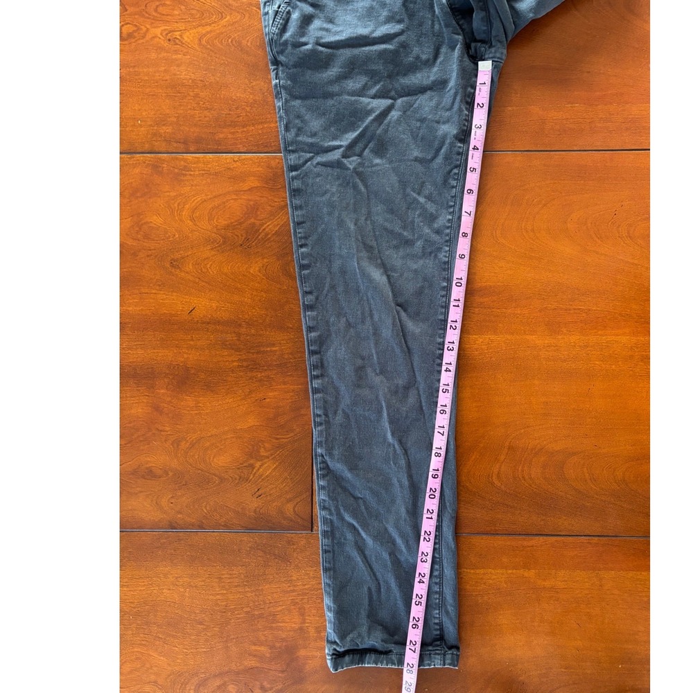 Marine Layer Mens Slim Fit Jogger Pants Charcoal Organic Cotton Blend Small - Picture 7 of 10